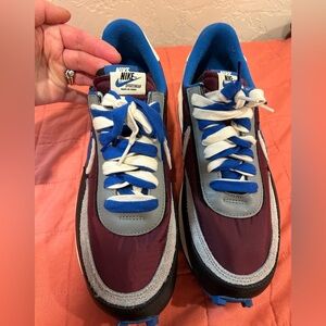 Nike × sacai × UNDERCOVER LDWaffle “Night Maroon / Team Royal”
Men's 11.5